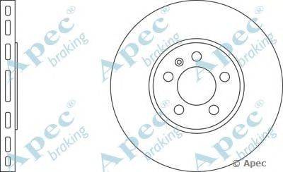 Тормозной диск APEC braking DSK924