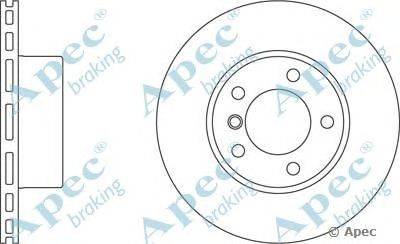 Тормозной диск APEC braking DSK934