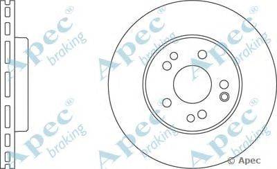 Тормозной диск APEC braking DSK936