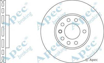 Тормозной диск APEC braking DSK940