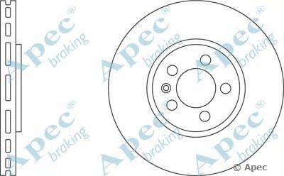 Тормозной диск APEC braking DSK957