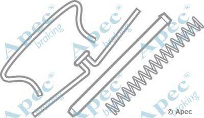 Комплектующие, тормозные колодки APEC braking KIT210