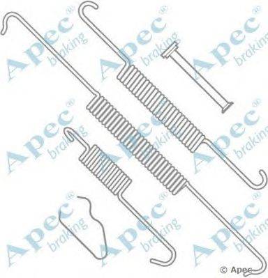 Комплектующие, тормозная колодка APEC braking KIT769