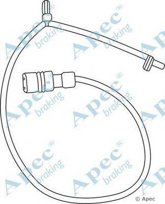 Указатель износа, накладка тормозной колодки APEC braking WIR5207