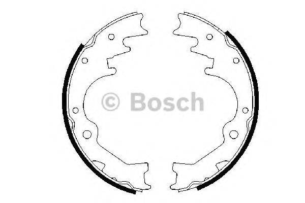 Комплект тормозных колодок BOSCH BS685