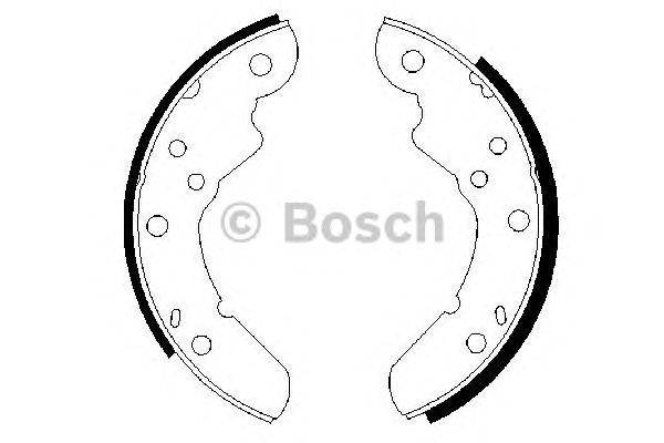 Комплект тормозных колодок BOSCH BS721