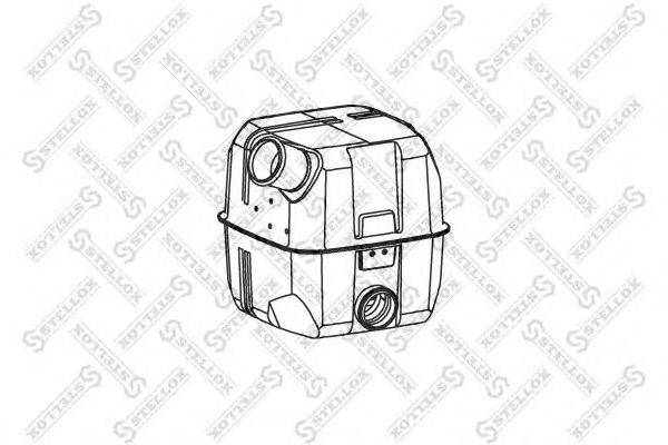 Средний / конечный глушитель ОГ STELLOX 82-03064-SX