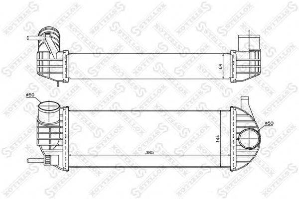 Интеркулер STELLOX 10-40031-SX