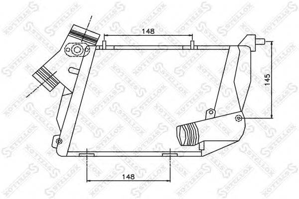 Интеркулер STELLOX 10-40107-SX