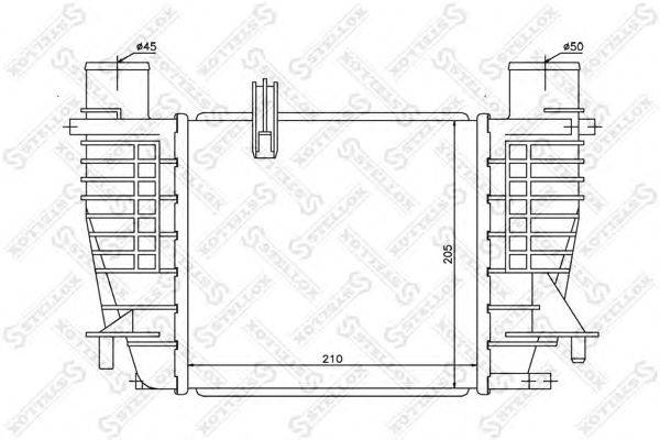 Интеркулер STELLOX 10-40150-SX