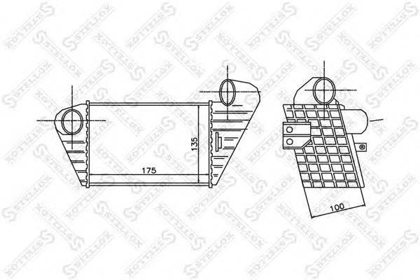 Интеркулер STELLOX 10-40156-SX