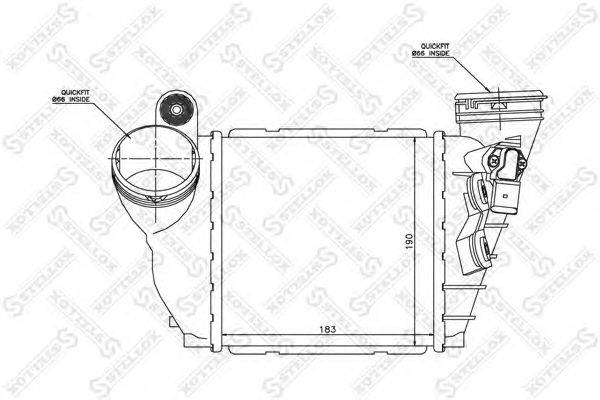 Интеркулер STELLOX 10-40165-SX