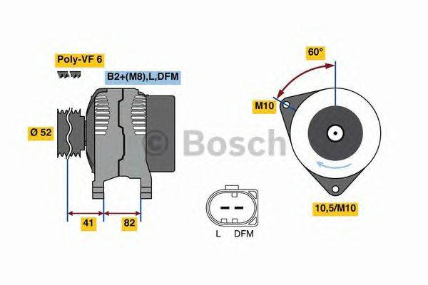 Генератор BOSCH 4714