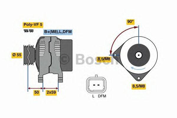 Генератор BOSCH 0 986 080 290