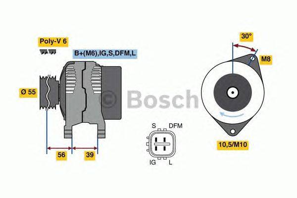 Генератор BOSCH 8046