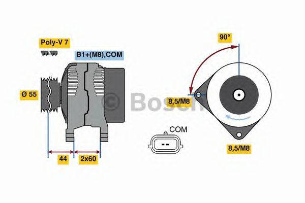 Генератор BOSCH 8108