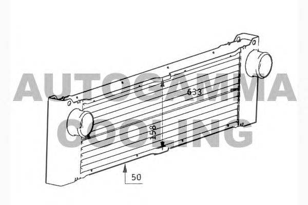 Интеркулер AUTOGAMMA 104322