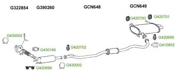 Система выпуска ОГ GT Exhaust 10251