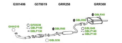 Система выпуска ОГ GT Exhaust 10546