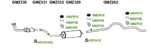 Система выпуска ОГ GT Exhaust 1217