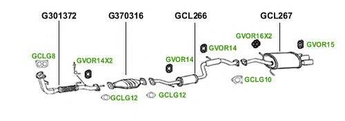 Система выпуска ОГ GT Exhaust 1248