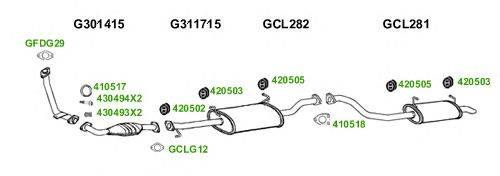 Система выпуска ОГ GT Exhaust 1293