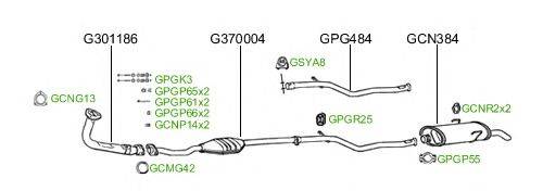 Система выпуска ОГ GT Exhaust 175