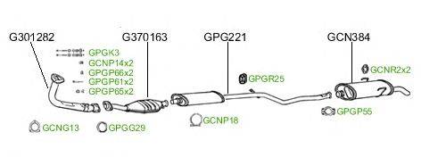 Система выпуска ОГ GT Exhaust 182