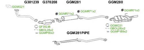 Система выпуска ОГ GT Exhaust 2659