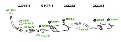 Система выпуска ОГ GT Exhaust 3657