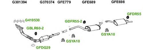 Система выпуска ОГ GT Exhaust 4649