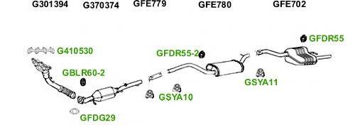 Система выпуска ОГ GT Exhaust 4651