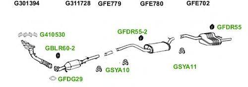 Система выпуска ОГ GT Exhaust 4652
