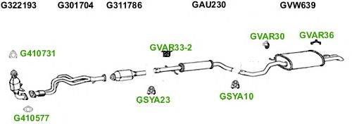 Система выпуска ОГ GT Exhaust 4672