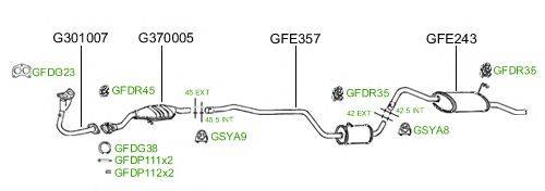 Система выпуска ОГ GT Exhaust 601