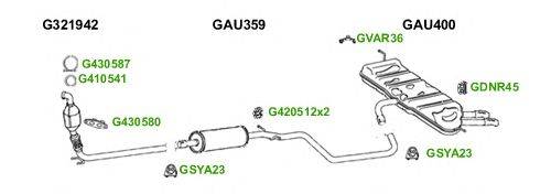 Система выпуска ОГ GT Exhaust 6012