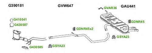 Система выпуска ОГ GT Exhaust 6016