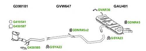 Система выпуска ОГ GT Exhaust 6022