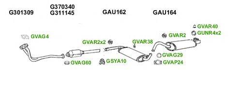 Система выпуска ОГ GT Exhaust 6053