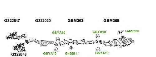 Система выпуска ОГ GT Exhaust 6127