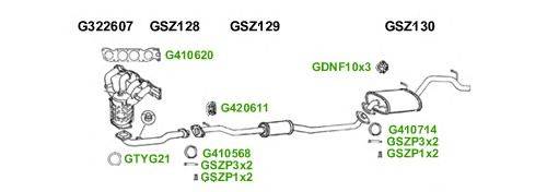 Система выпуска ОГ GT Exhaust 7064