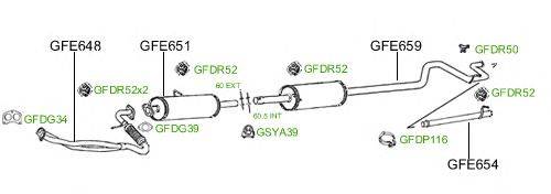 Система выпуска ОГ GT Exhaust 855