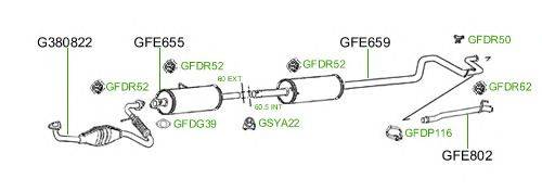 Система выпуска ОГ GT Exhaust 890