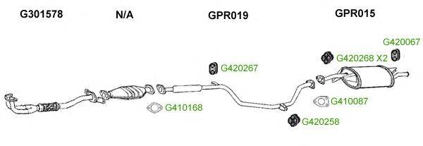 Система выпуска ОГ GT Exhaust 9008