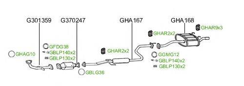 Система выпуска ОГ GT Exhaust 929