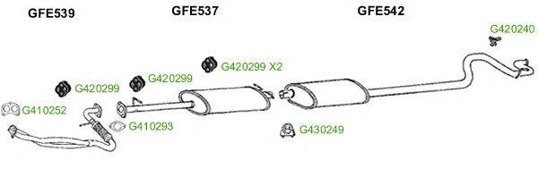 Система выпуска ОГ GT Exhaust 9346