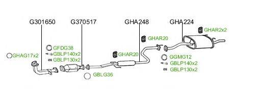 Система выпуска ОГ GT Exhaust 945