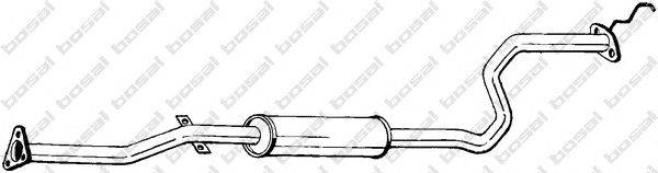 Средний глушитель выхлопных газов BOSAL 287-115
