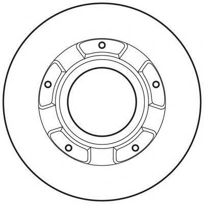 Тормозной диск JURID 562638JC