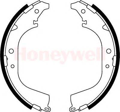 Комплект тормозных колодок BENDIX 362017B